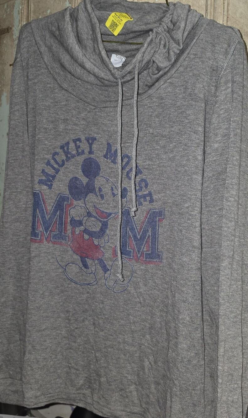 Disney XXL Cowl Neck Sweater Mickey Mouse NWT